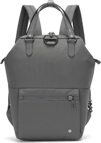 Pacsafe Citysafe Backpack - 11 L - RFID-blokkerend - Geschikt voor 12-inch laptop - Rugzak - Snijbestendige Rugtas - Schoudertas - Grijs
