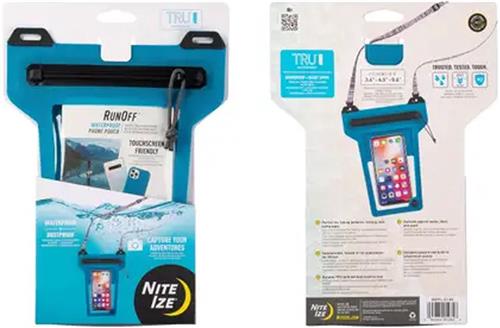 Nite Ize RunOff Waterbestendige Telefoonhoes Blauw