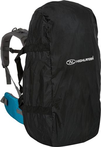 Highlander Combohoes - 50 tot 70 liter - flightbag en regenhoes - Zwart