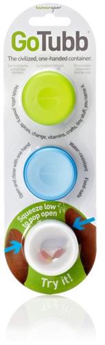 Humangear Go Tubb Small Clear/Green/Blue