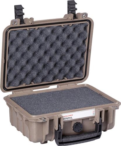 Explorer Cases Outdoor-koffer 2712HL.D desert tan with pick & pluck foam (b x h x d) 28 x 20 x 12 cm Zand 2712HL.D