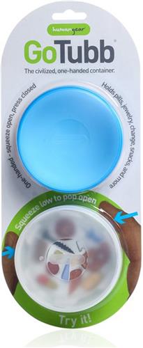 Human Gear GoTubb 2-Pack Large Opbergdoosjes Clear/Blue