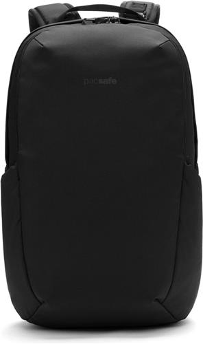 Pacsafe Vibe Backpack - 25 L - Geschikt voor 13-inch laptop - RFID-blokkerend - PopNLock veiligheidsclip - Rugtas - Rugzak - Zwart