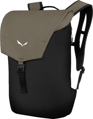 SALEWA Wandelrugzak Rugzak met laptopvak Fanes 24L Bungee Cord Zwart Kaki