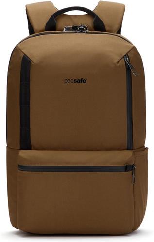 Pacsafe Metrosafe X Backpack - 20 L - RFID-blokkerend - Verstelbare Schouderbanden - Rugzak - Snijbestendige Rugtas - Schoudertas - Lichtbruin