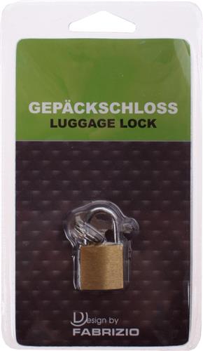 Fabrizio Bagageslot Goud/zilver 3,5 Cm