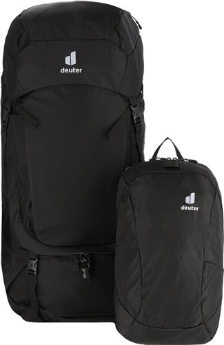 deuter toeristische rugzak rugzak Voyager 65 plus 10 Black zwart