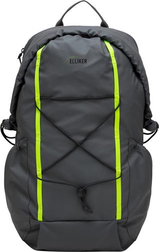 Elliker Kiln Hooded Zip Top Backpack 22L Grey Neon