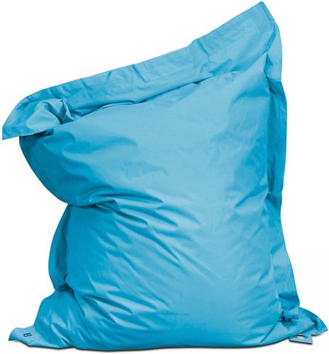 Oviala - Lege hoes voor een blauwe polyester tuinpoef van 180 x 145 cm