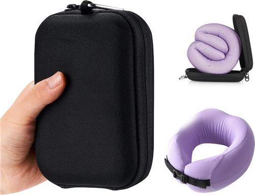 PocketPillow Opvouwbaar nekkussen  met Meeneem Case - Paars