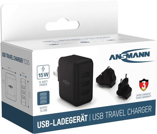 Ansmann - USB Reisstekker - TC315