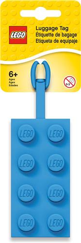 LEGO Bagage Label Steen 2x4 BLAUW