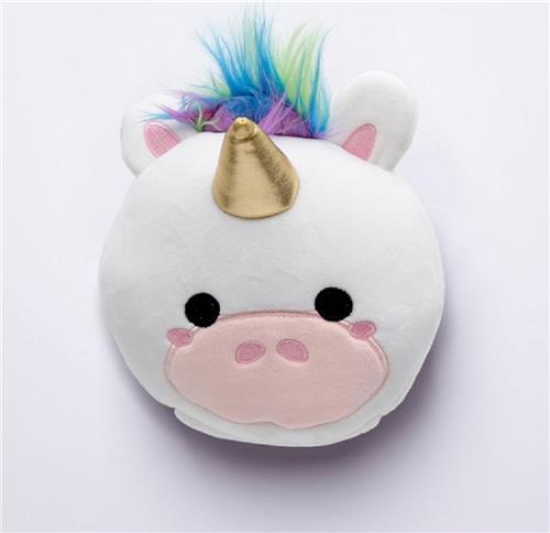 Puckator - Resteazzz - Nekkussen met Slaapmasker - Unicorn - Eenhoorn - rond nekkussen - Neksteun voor Reis Vliegtuig/Auto/Bus