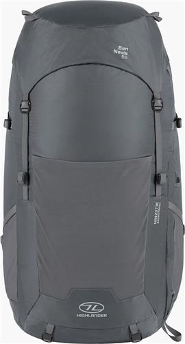 Highlander rugzak Ben Nevis backpack voor dames 65 liter - Grijs