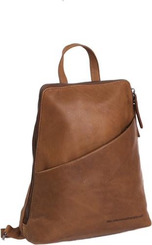 Leren Rugzak Cognac Claire