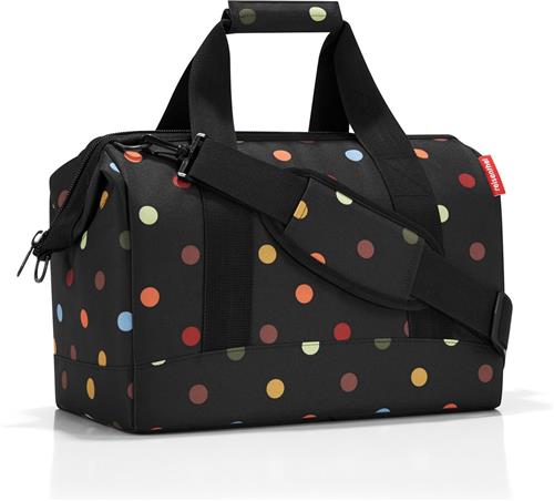 Reisenthel Allrounder M Reistas Sporttas - Polyester - Maat M - 18L - Dots Zwart