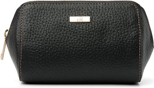 Make up etui dR Amsterdam | Make up tasje klein | Make up tasje dames klein | Make up etui klein van 100% volnerf rundleder | Ideaal voor het veilig opbergen van je make up | Mint - 110631 Black