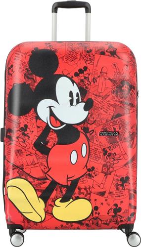 American Tourister Reiskoffer - Wavebreaker Disney spinner (4 wielen) 77/28 cm - Mickey comics red - 96 l