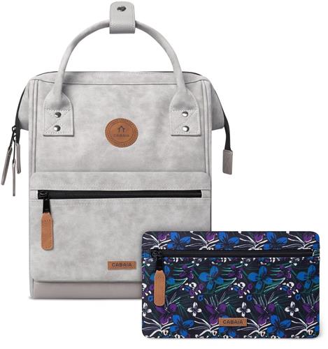 Cabaia laptoprugzak / Rugtas / Schooltas - 10 inch - Adventurer Small - Grijs