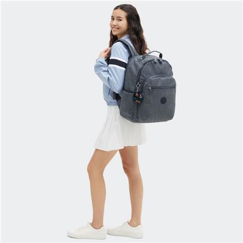 Kipling Seoul College Extra 32L-15.6 laptop-rugzak marine navy