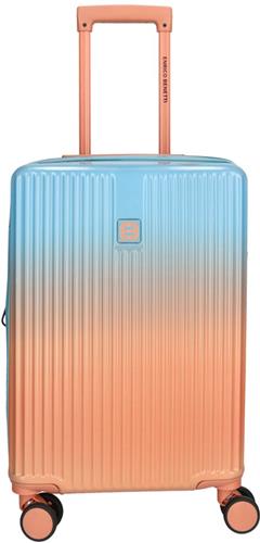 Enrico Benetti Handbagage koffer / Trolley - 55 x 35 x 25 cm - Havana - Print