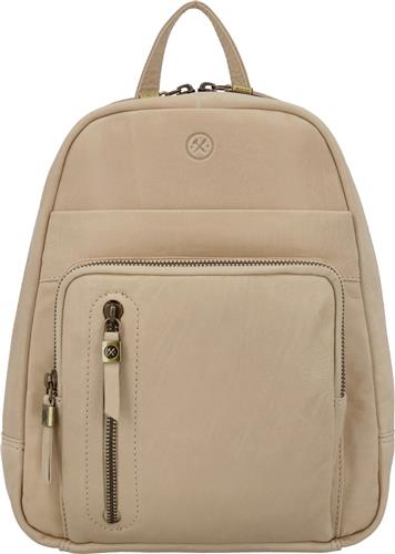 Hide & Stitches Daydreamer Rugzak - Crème - 100% Leer
