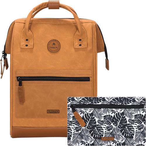 Cabaia laptoprugzak / Rugtas / Schooltas - 13 inch - Adventurer Medium - Geel