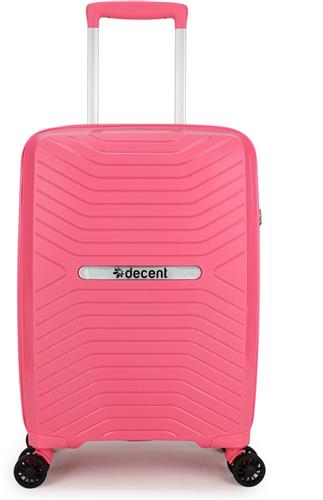 Decent CROSS-ONE PP Handbagage trolley 55 cm - 35 Liter - TSA slot - Pink