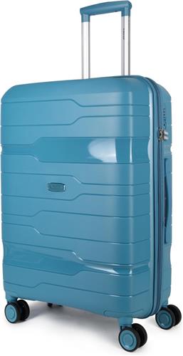 Decent ONE-CITY Medium Koffer - 67 cm - TSA slot - Petrol