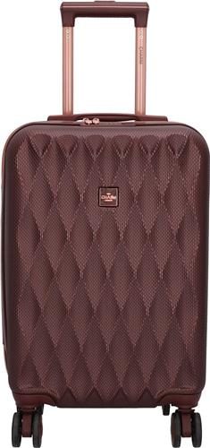 Charm London Honey Travel Handbagage Koffer - 55 cm - 34 liter - Bordeaux Rood
