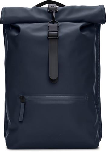Rains Rolltop W3 Unisex Rugzak - Donkerblauw