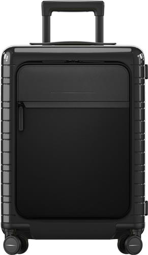 Horizn Studios met laptopvak Essential M5 Cabin Trolley Glossy All Black Zwart 55cm