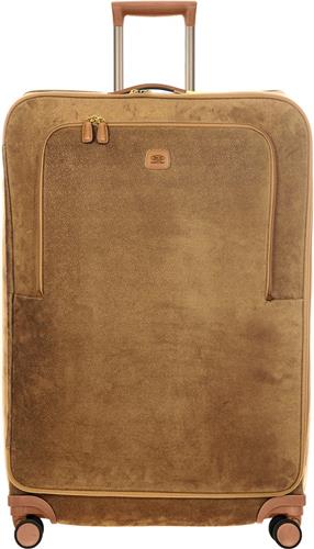 BRIC'S Life Trolley 4w Camel Lichtbruin 82cm