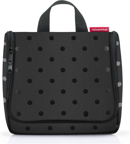 Reisenthel Toiletbag Toilettas Ophangen - 3L - Glossy Dots Zwart