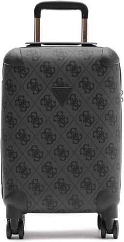 Guess Handbagage Zachte Koffer / Trolley / Reiskoffer - 44 x 31 x 20 cm - Berta - Zwart