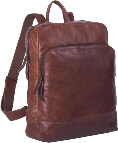 Leren Rugzak Cognac Mack