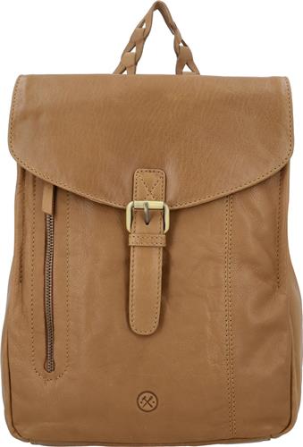 Hide & Stitches Daydreamer Rugzak - Leer - Praktische Indeling - Cognac - 100% Leer