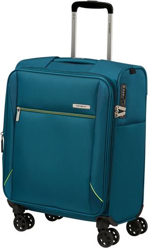 Samsonite Reiskoffer - Base Breeze spinner 55/23 handbagage uitbreidbaar - petrol - 2,3 kg