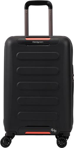 Hedgren Handbagage koffer / Trolley - 55 x 35 x 25 cm - Comby - Zwart