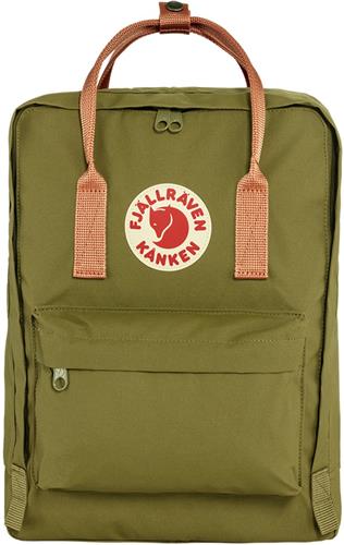 Fjällräven Kånken Unisex Rugzak - Foliage Green - Peach Sand