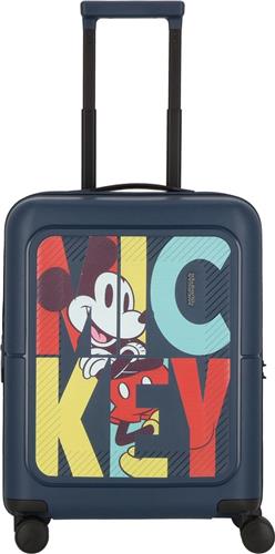 American Tourister Trolley Dashpop Disney Spinner 55 / 20 EXP TSA Mickey Pop Letters Blauwgrijs