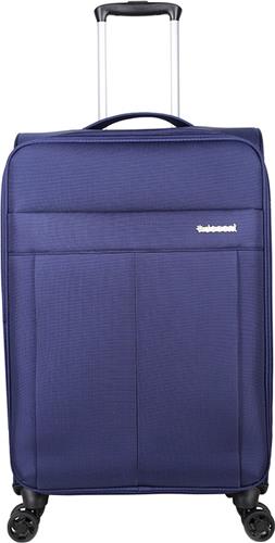 Decent D-Upright Medium Koffer - 66 cm Expandable - TSA slot - Donkerblauw