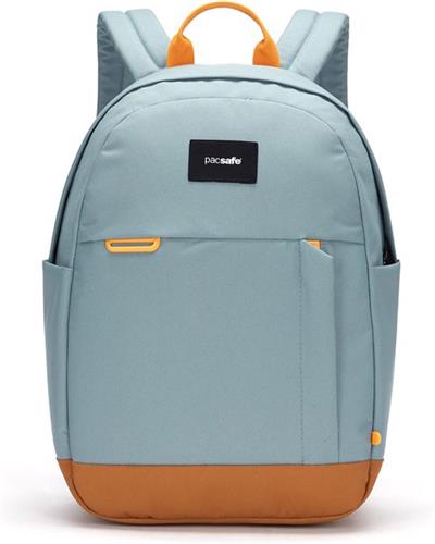 Pacsafe GO Backpack - 15 L - Rugzak - RFID-blokkerend - Anti-diefstal - Geschikt voor 13-inch laptop - Zip Clip - Beveiligde Reistas - Gerecycled Polyester - Fresh Mint