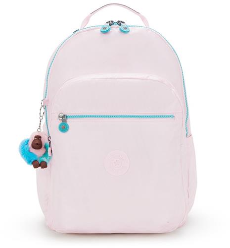 Kipling Seoul Lap 15 Rugzak Sea Pink Met