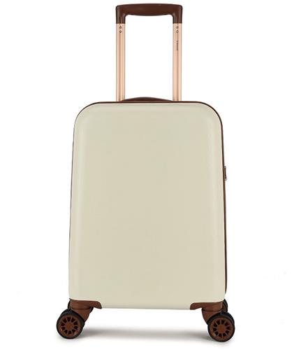 Decent Retro Handbagage Koffer 55 cm White