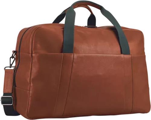 Leonhard Heyden Reistas / Weekendtas / Sporttas - 45 liter - Leer - Hamburg - Cognac