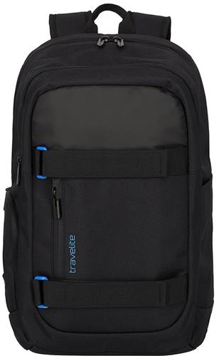 travelite Vrije tijd rugzak Rugzak met laptopvak Pathway Strap Backpack 28L Black Zwart