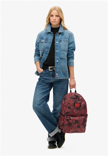 Superdry Printed Montana Backpack Vintage Paisley Black
