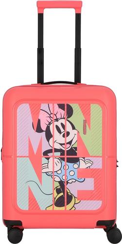 American Tourister Trolley Dashpop Disney Spinner 55 / 20 EXP TSA Minnie Pop Letters Koraalrood
