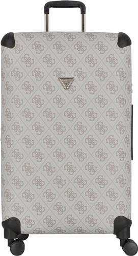 GUESS Trolley 28 In 8-Wheeler Exp. Dark Taupe Logo Crème 77cm
